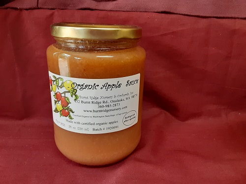 Plain Applesauce - certified organic