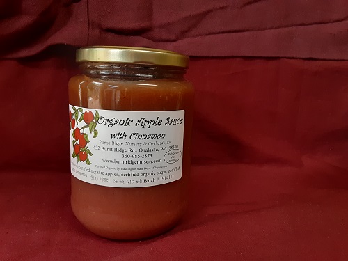 Applesauce with Cinnamon and Sugar - certified organic